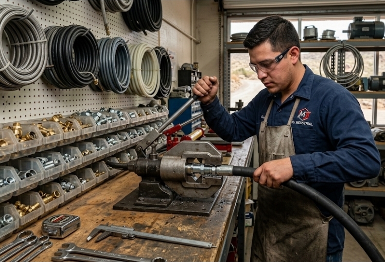 ​AUX DE MOSTRADOR (MECANICA INDUSTRIAL, ELECTRICIDAD) MJ Industrial,